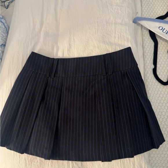 Pinstripe Mini Skirt - Picture 5 of 5